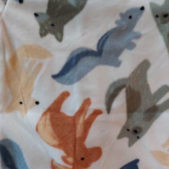 Carter's Forest Animals Fleece Sleep & Play, 9M - Picture 3 of 9